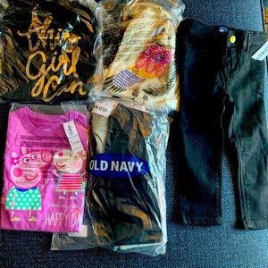 Brand new never worn toddler girl clothing!